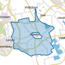 Verspreide huizen Azewijn