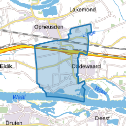 Verspreide huizen Dodewaard-West