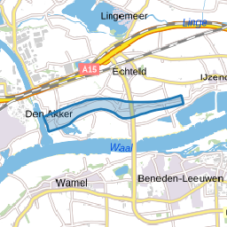 Verspreide huizen Echteld-Waalbandijk