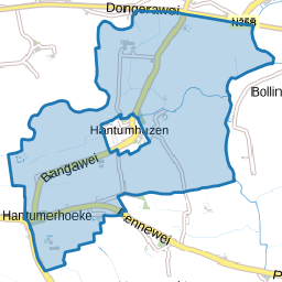 Verspreide huizen Hantumhuizen