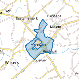 Verspreide huizen Metslawier