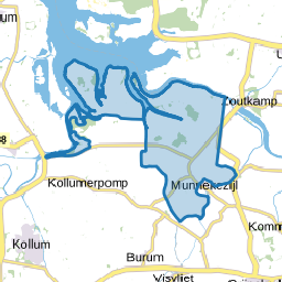 Verspreide huizen Munnekezijl