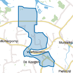 Verspreide huizen Warfstermolen