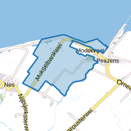 Verspreide huizen Moddergat