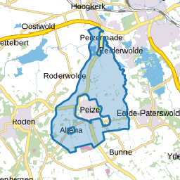 Verspreide huizen Peize Noord