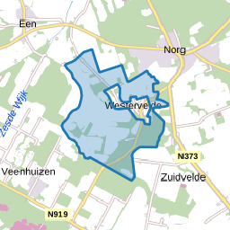 Verspreide huizen Westervelde