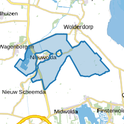 Verspreide huizen Nieuwolda