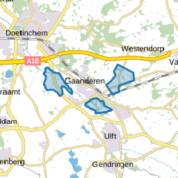 Verspreide huizen Terborg en Heuven