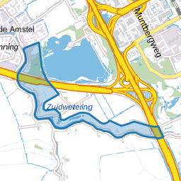 Verspreide huizen langs De Bullewijk en De Hole