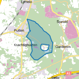 Verspreide huizen bosgebied