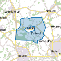 Verspreide huizen Hulsel