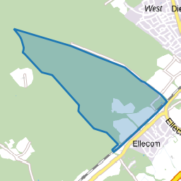 Verspreide huizen bosgebied Ellecom