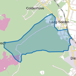 Verspreide huizen bosgebied Laag Soeren