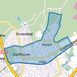 Velp-Noord boven spoorlijn