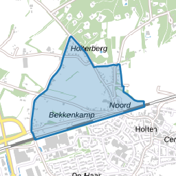 Holten ten noorden van de spoorlijn