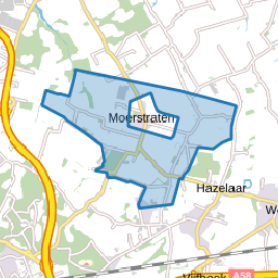 Verspreide huizen Moerstraten
