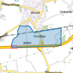 Verspreide huizen Wouw in het Zuiden