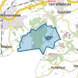 Verspreide huizen Schijf