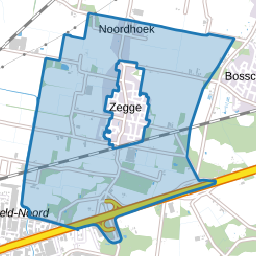 Verspreide huizen Zegge