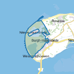 Verspreide huizen in het Zandgebied