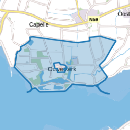 Verspreide huizen Ouwerkerk