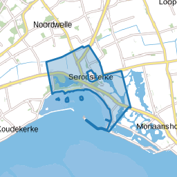 Verspreide huizen Serooskerke