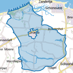 Verspreide huizen Groede
