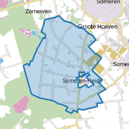 Verspreide huizen Someren-Heide