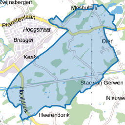 Verspreide huizen Breugel