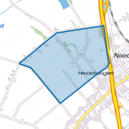 Verspreide huizen Heidehoogten