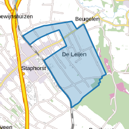Verspreide huizen Leyen