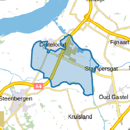 Verspreide huizen in het Oosten