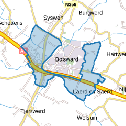 Verspreide huizen Bolsward