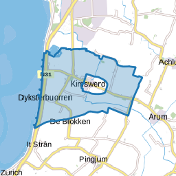 Verspreide huizen Kimswerd