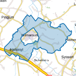 Verspreide huizen Witmarsum