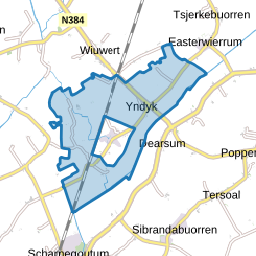Verspreide huizen Boazum