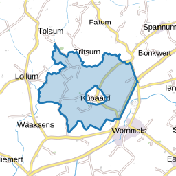 Verspreide huizen Kûbaard