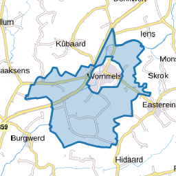 Verspreide huizen Wommels