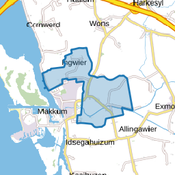 Verspreide huizen Makkum