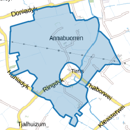 Verspreide huizen Tirns