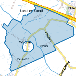 Verspreide huizen Wolsum