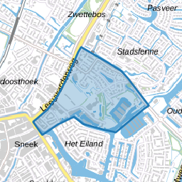 Omgeving Leeuwarderweg en bungalowpark