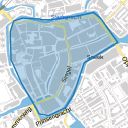 Sneek binnen de grachten