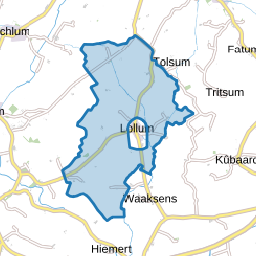 Verspreide huizen Lollum