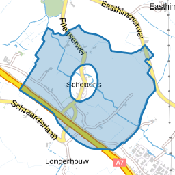 Verspreide huizen Schettens