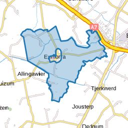 Verspreide huizen Exmorra