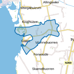 Verspreide huizen Gaast