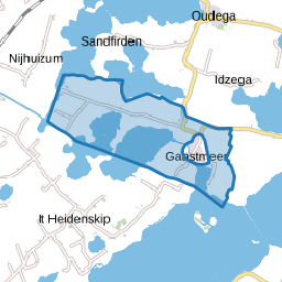 Verspreide huizen Gaastmeer