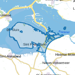 Verspreide huizen Sint Philipsland