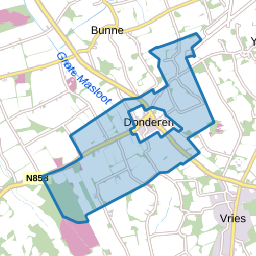 Verspreide huizen Donderen